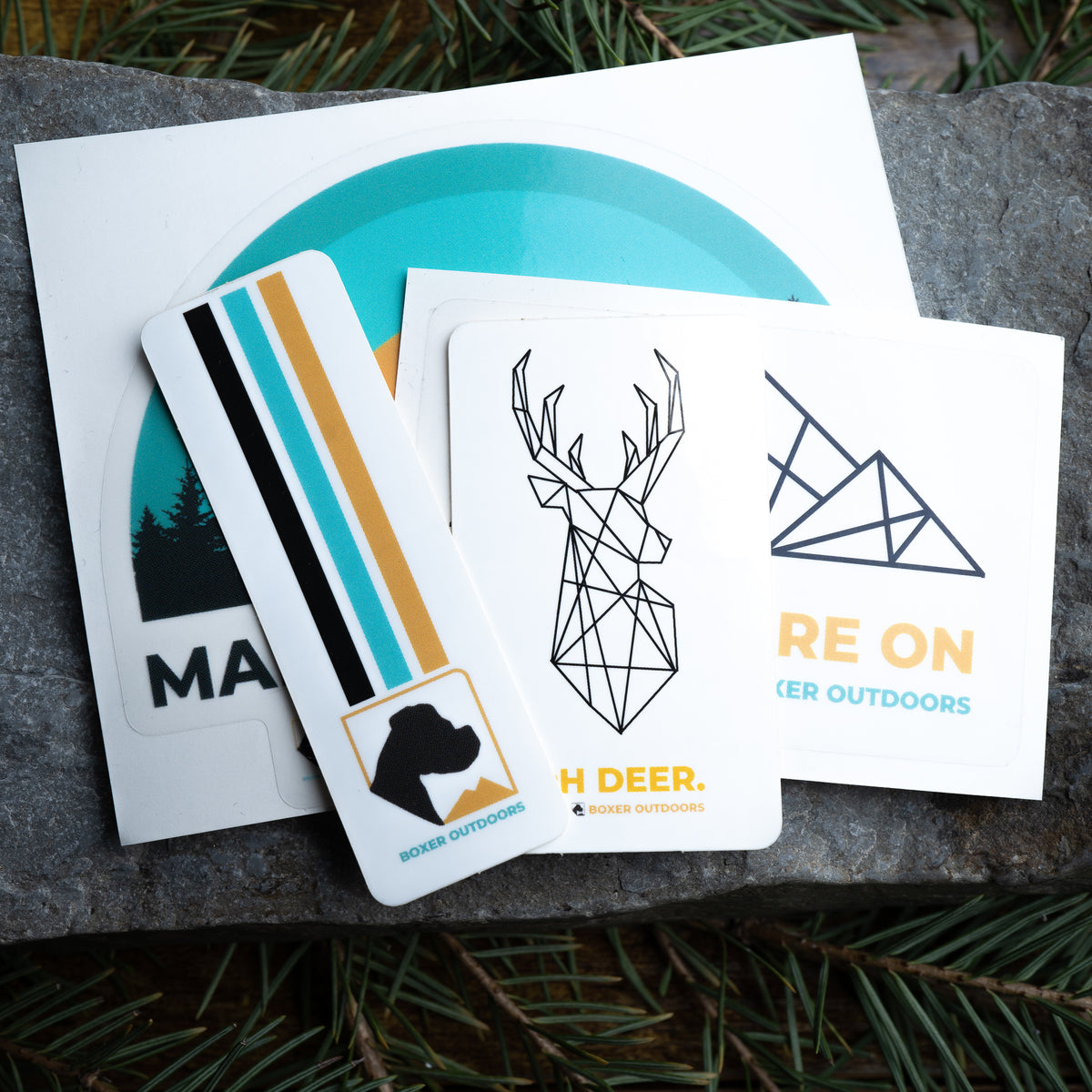 Boxer Outdoors Sticker Pack
