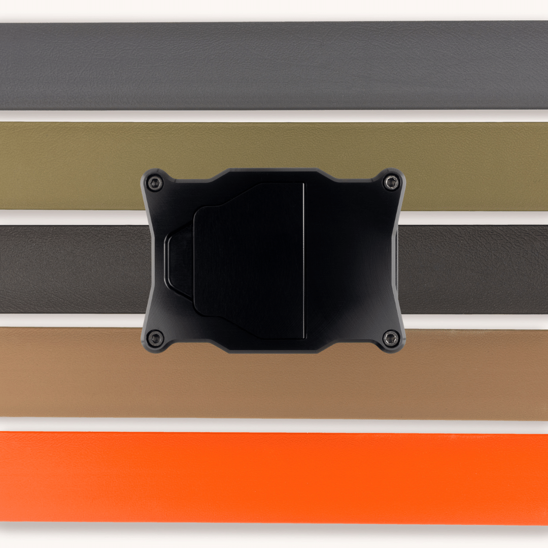 Apogee Belt Kit: 1 Buckle, 2 Straps of your color choice
